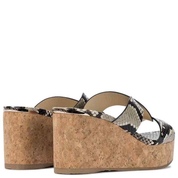 Jimmy Choo Mimi 100 Sandals Snake - Picture 4 of 4